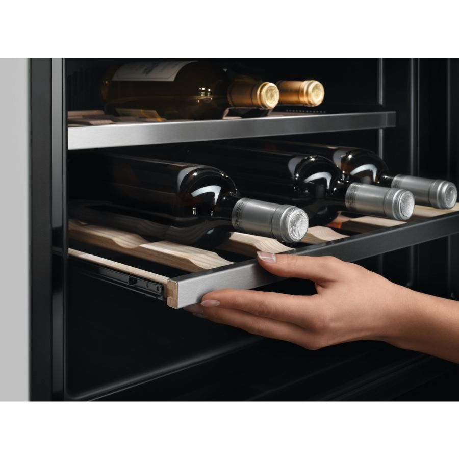 Aeg american fridge freezer with wine cooler sales